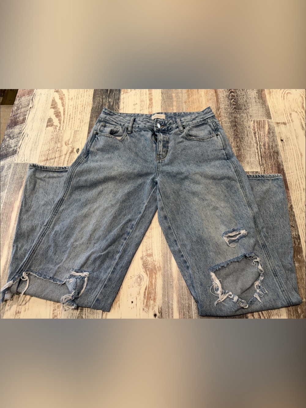 PacSun Light Blue Distressed Boyfriend Jeans